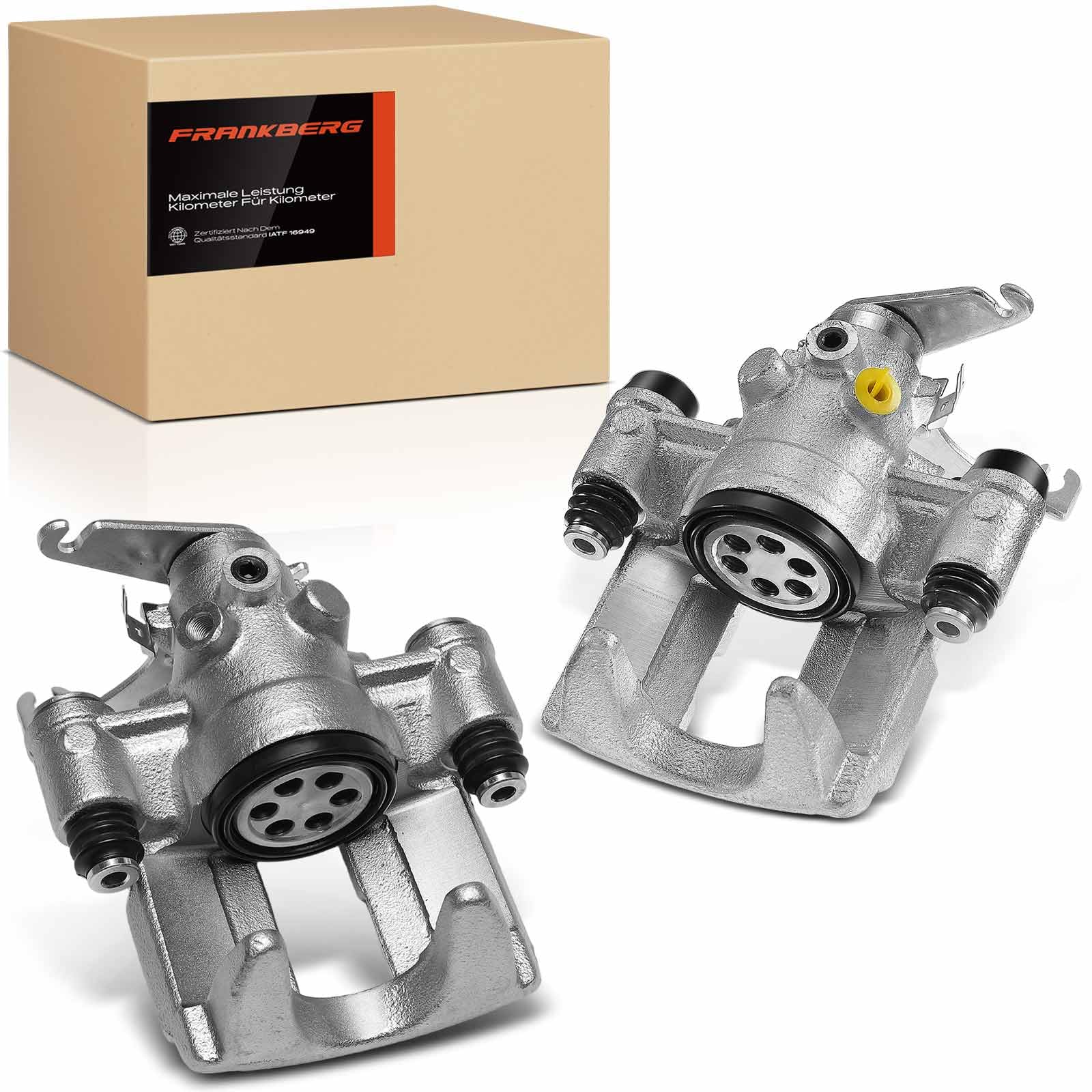 Frankberg 2x Pinza Freno Posteriore Sinistra Destra Compatibile con Daily III Bus Daily III IV V Combi/Combi/Pianale/Telaio Replace# 42548181