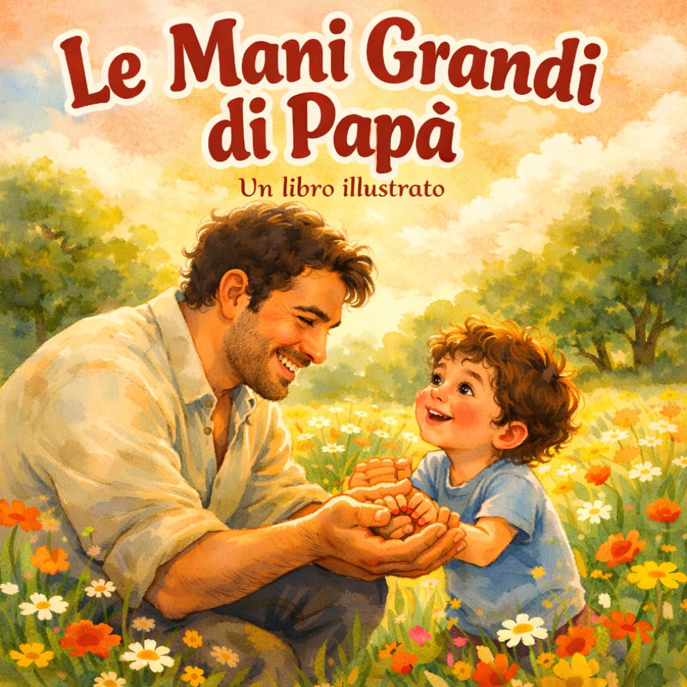 Le Mani Grandi di Papà: Libro illustrato per bambini sull'amore tra padre e figlio — Regalo perfetto per la Festa del Papà, 4-6 anni