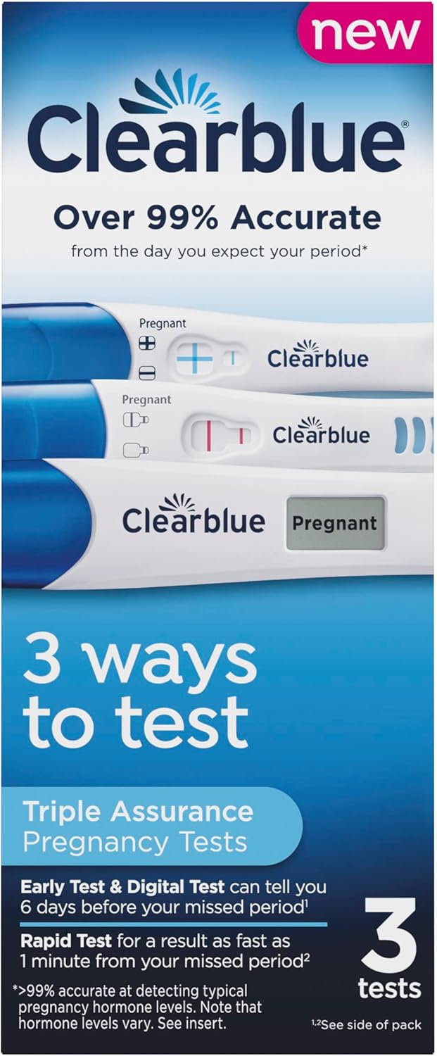 Clearblue Triple Assurance Pregnancy Test Kit