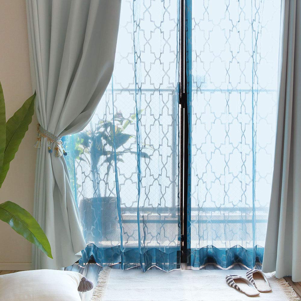 Amazon｜パーフェクトスペースカーテン館 「日本製」オパール レース