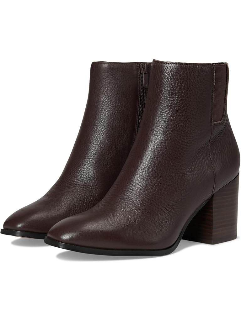 Brown VIONIC Vynn Zip Short Boots
