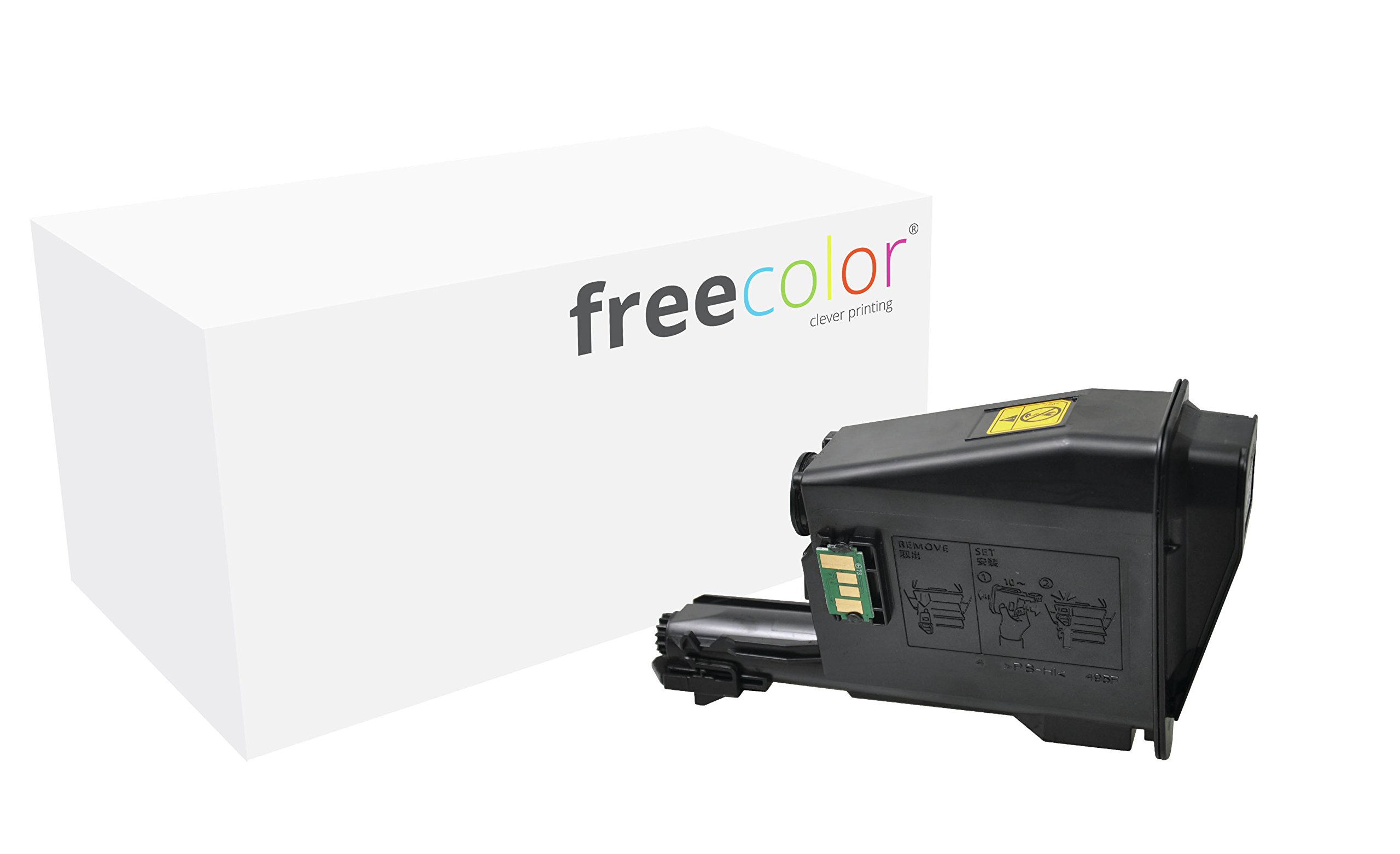 Freecolor TK1115-FRC tóner y cartucho láser - Tóner para impresoras láser (Kyocera, FS-1320 MFP, FS-1220 MFP, FS-1041, Negro, Negro, Toner, TK-1115)