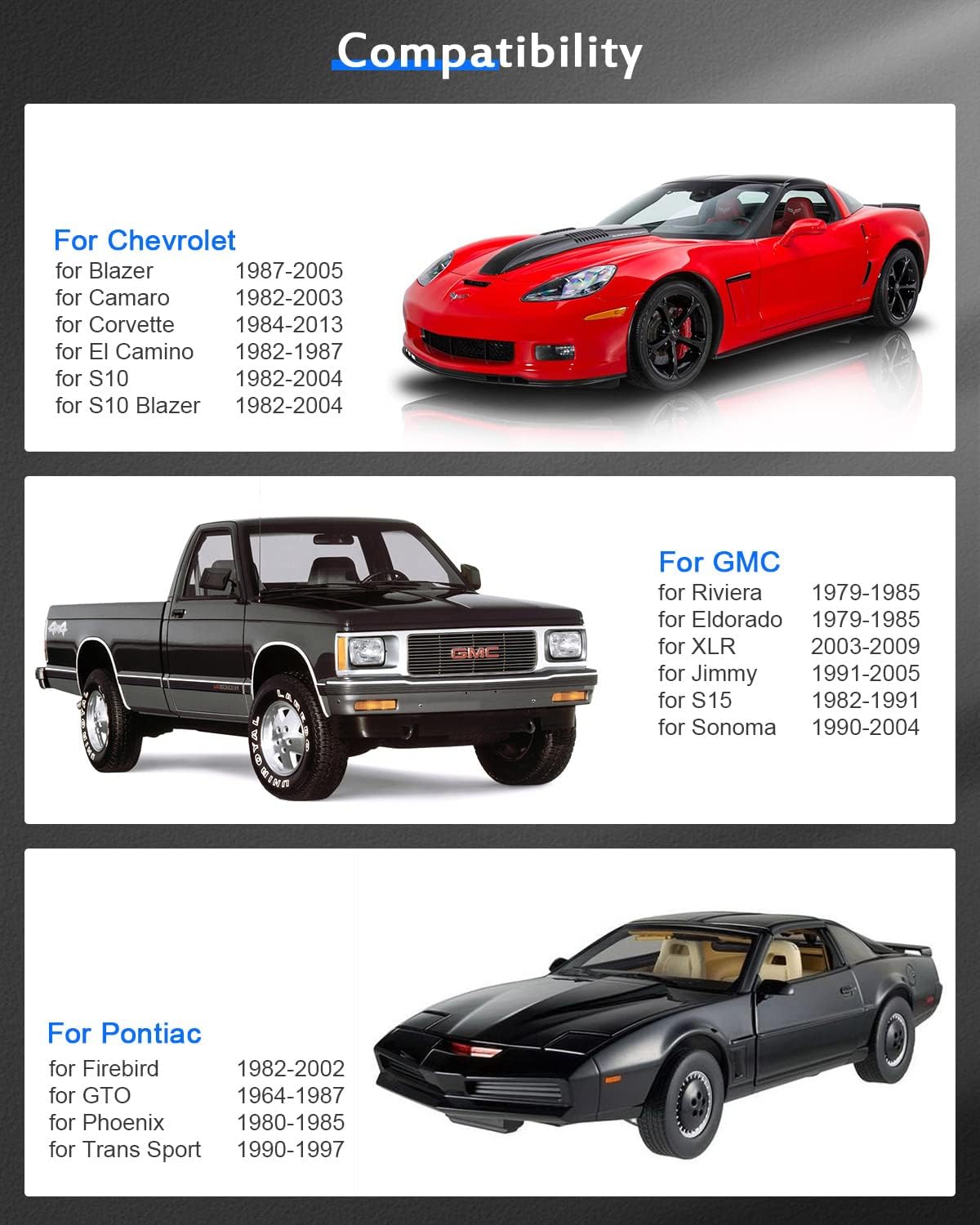 ECCPP 2PCS 2" Wheel Spacers 5 Lug 5x4.75 to 5x4.75 70.5mm fits for 1991-2005 for Jimmy 1990-2004 for Sonoma 12x1.5 Studs