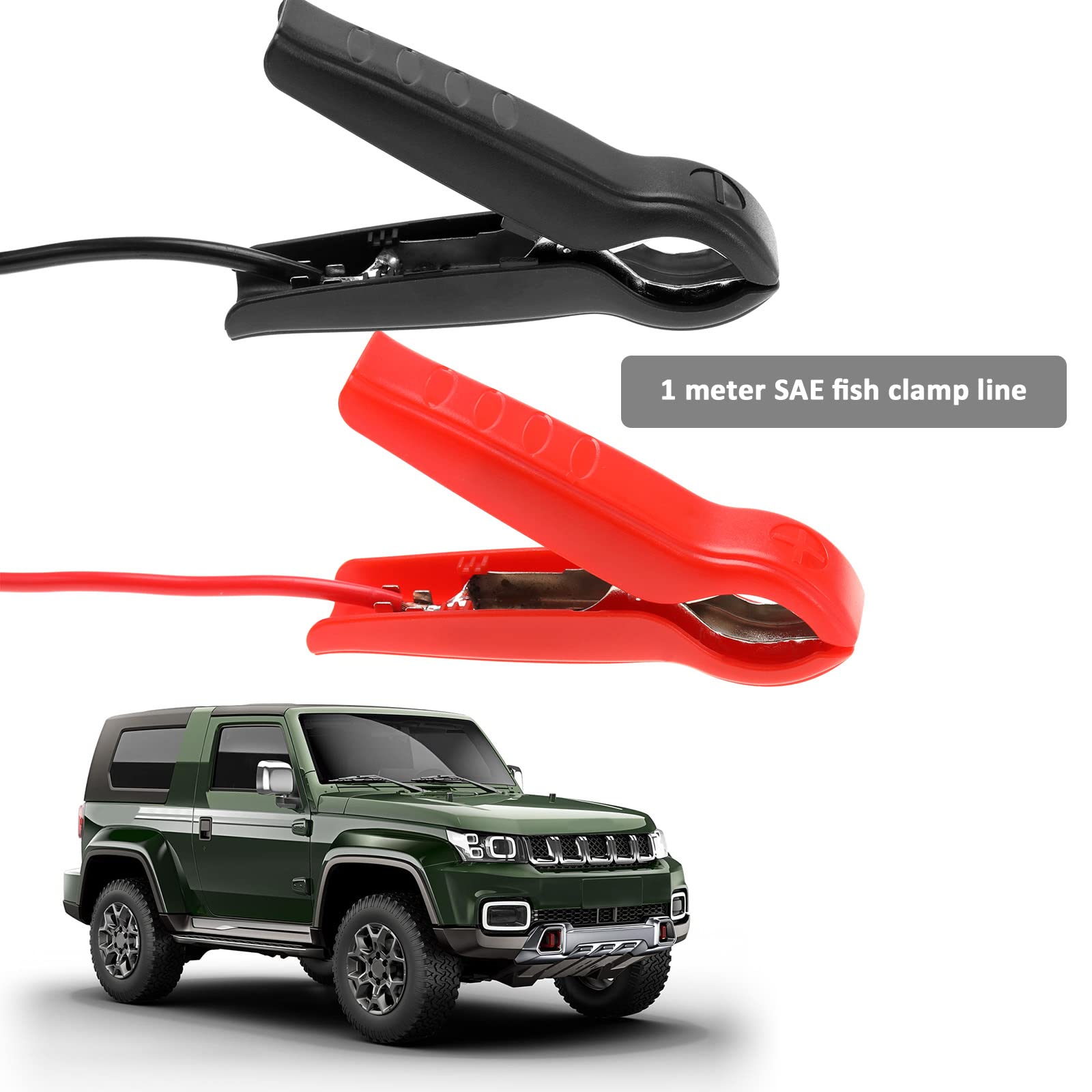 1 Batteria EBC 2 Piedi Clip Alligatore A SAE Cavo Di Sgancio - Foto 4