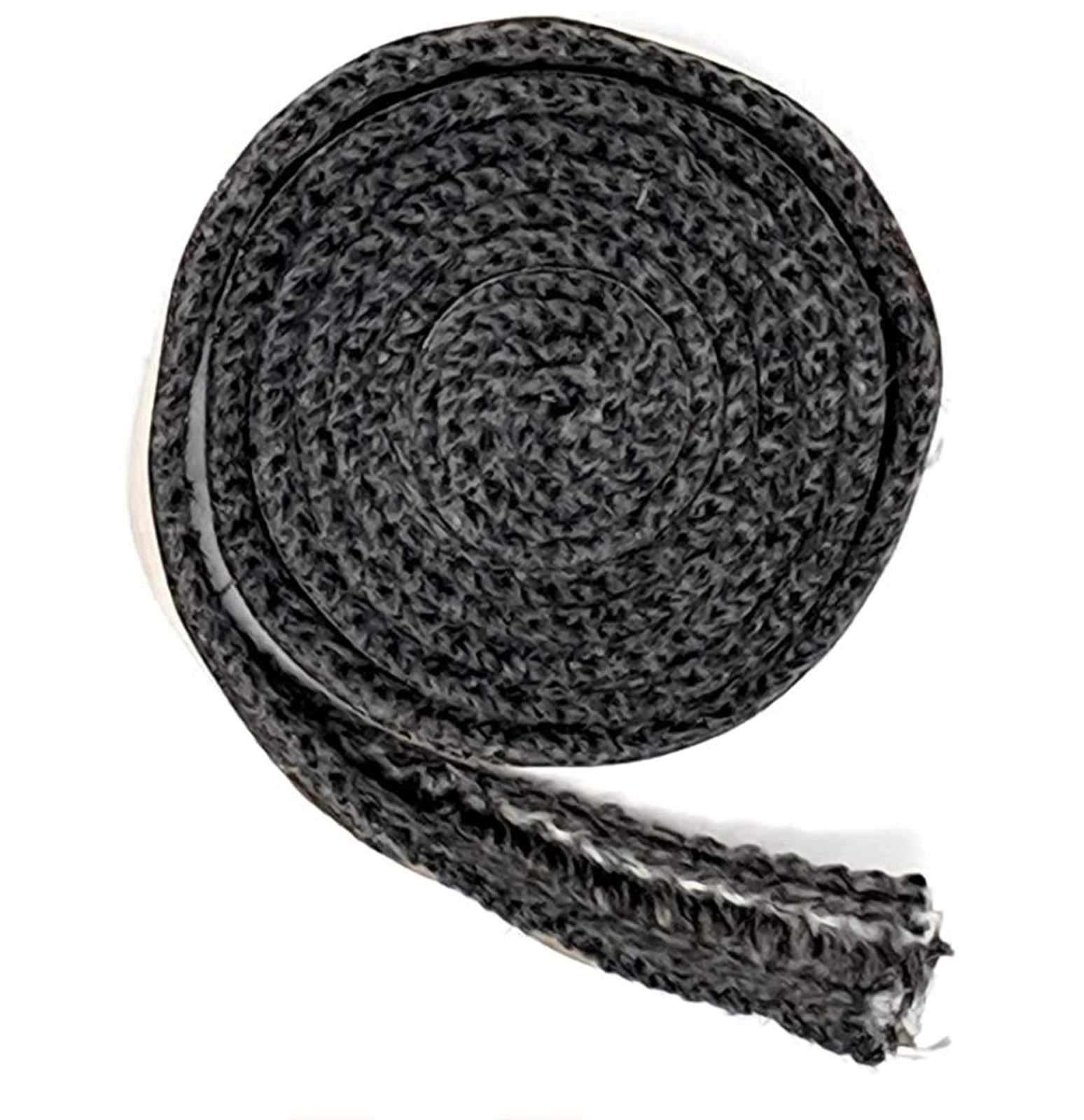 Guarnizione Stufa a Legna Corda for stufe piatte nere autoadesive | Sostituzione del cordone di tenuta della porta del caminetto in fibra di vetro(2x10mm 3.0M)