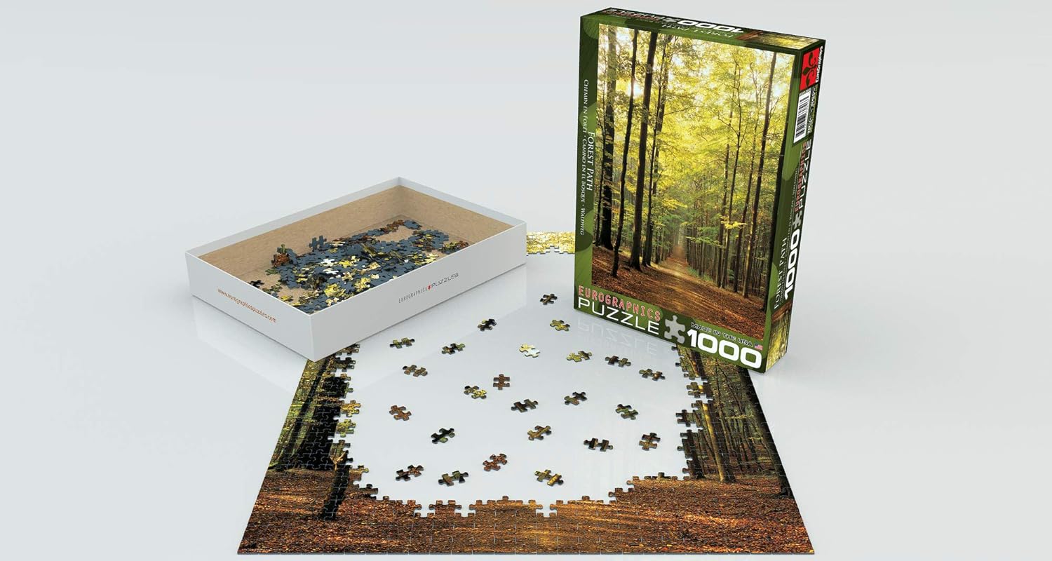 Eurographics Forest Path 1000-Piece Puzzle