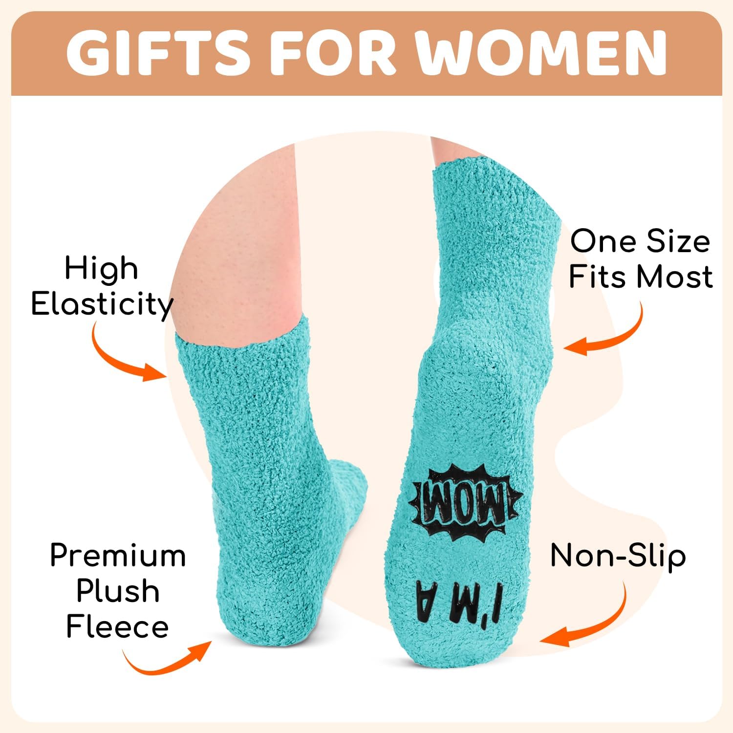 HAPPYPOP Mothers Day Gifts Socks - Mother Mama Socks, Grandmom Grandmother Gifts - Image 5