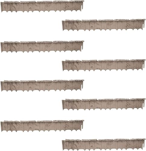 Suncast Material de resina de borde rápido, 35 pulgadas, borde de césped de una sola tira (paquete de 3)