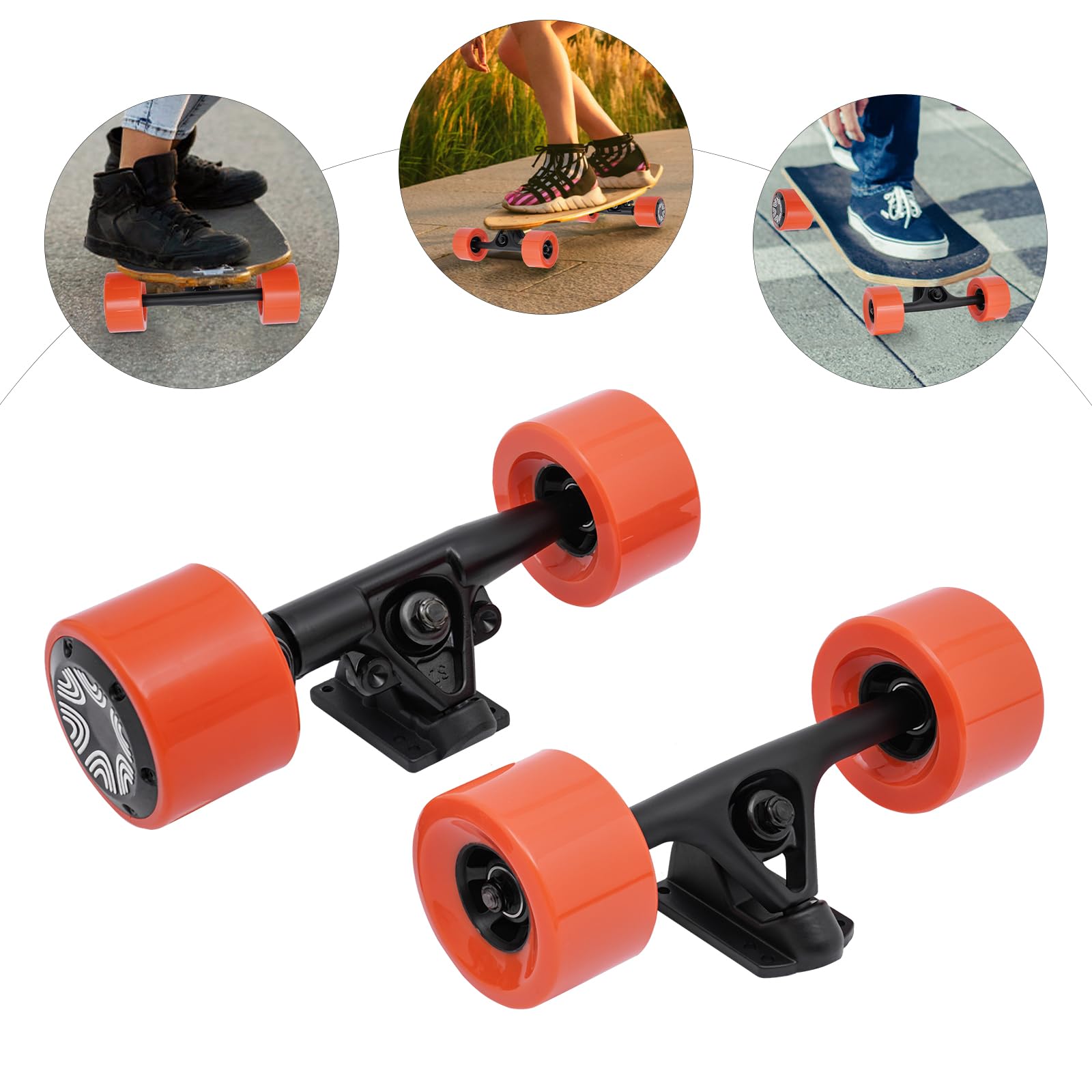 Kit moteur de skateboard électrique pour adultes - Roues PU 250 W - Moteur sans balais - Inclinaison de 20 ° - Étanchéité IP44