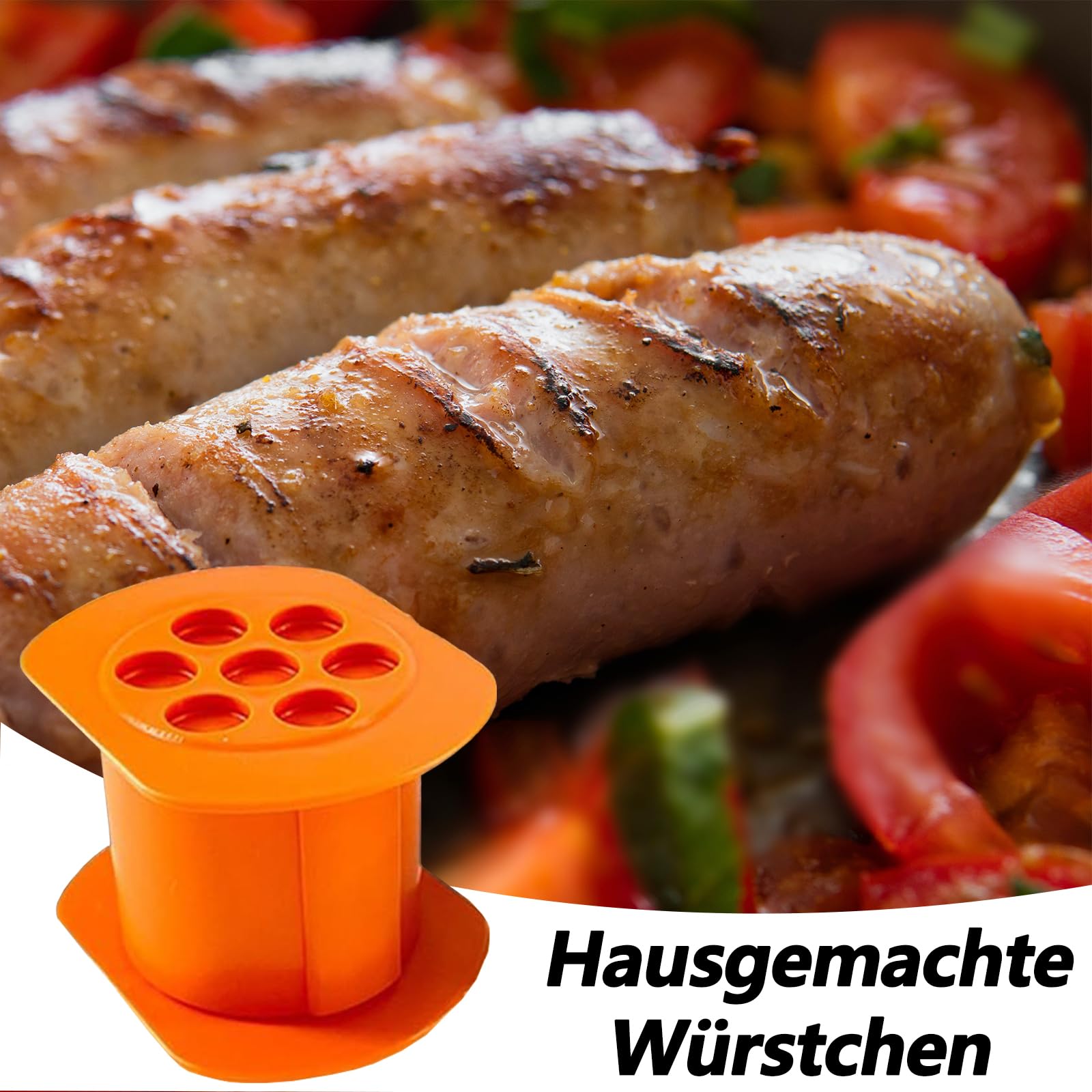 Macchina Per Hot Dog A 7 Fori - Estrusore Per Salsicce, Churros E Hamburger