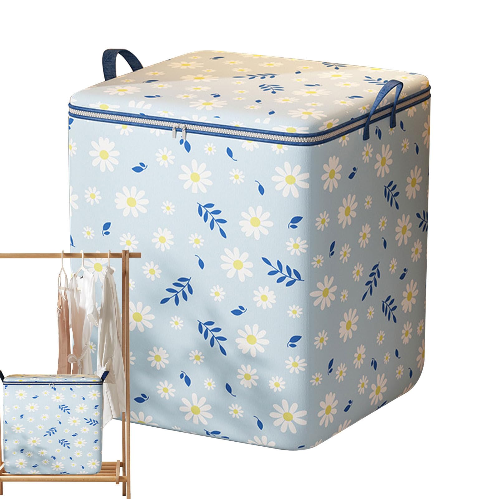 Grote opbergzakken, 4 stuks kledingopbergbakken, opvouwbare kastorganisatoren opbergcontainers met duurzame handgrepen, dikke stof voor deken, deken, deken, kleding, beddengoed, 90 l (zwart Grote opbergzakken, 4 stuks kledingopbergbakken, opvouwbare kastorganisatoren opbergcontainers met duurzame handgrepen, dikke stof voor deken, deken, deken, kleding, beddengoed, 90 l (zwart