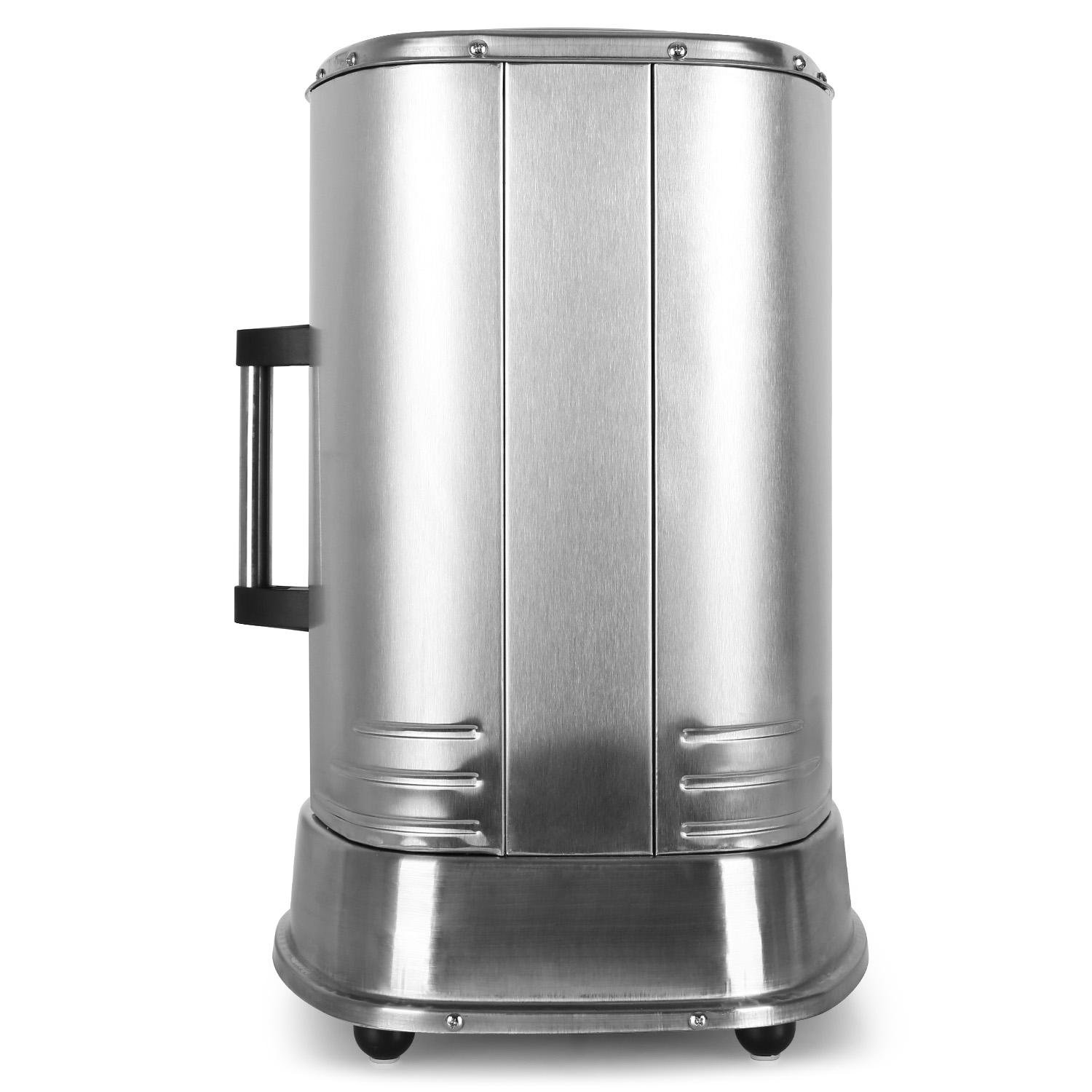 oneConcept Kebap Master - Rôtissoire verticale, Machine à kebab, Grill vertical, puissance max. 1500W (Argent avec Porte)