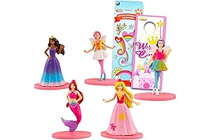 Barbie Doll Cupcake Toppers 5-7 YO Pack with Playset Activity Book