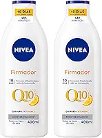 NIVEA Kit Loção Hidratante Firmador Q10 + Vitamina C para Todos os Tipos de Pele 400ml