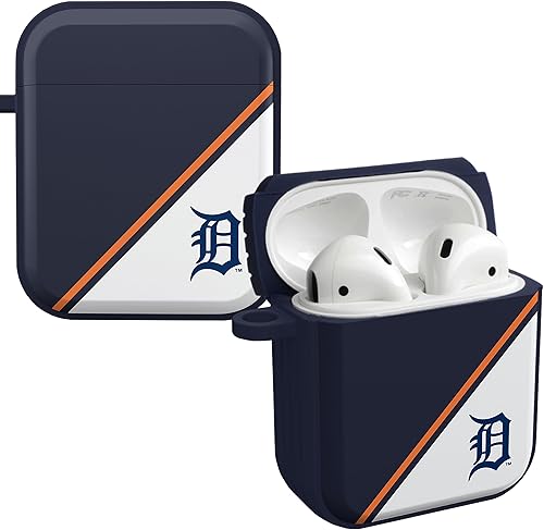 Miniatura 1 de Game Time Detroit Tigers Champion Series HDX - Funda compatible con Apple AirPods Gen 1 y 2