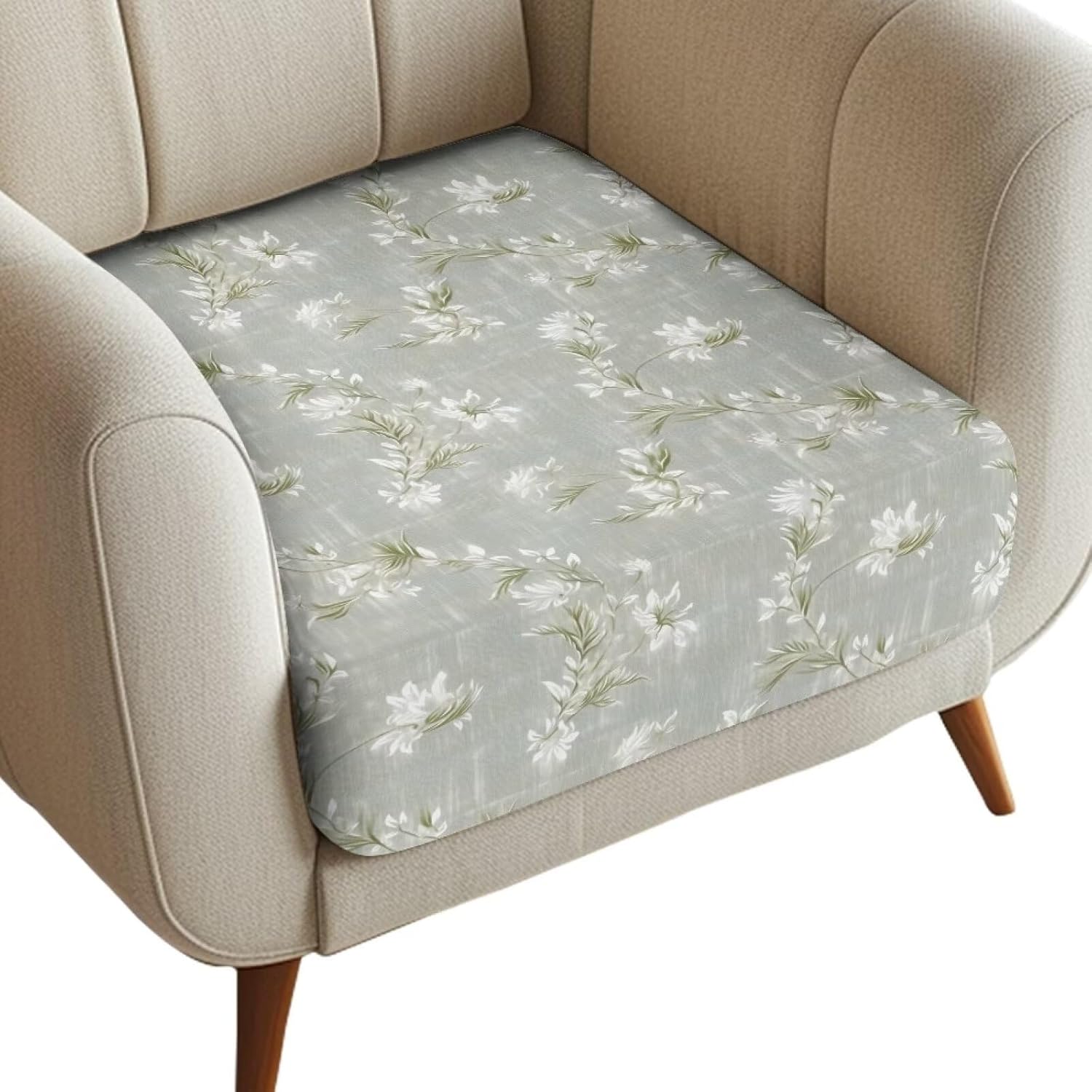 Xarleslyna Countryside Floral Soft Couch Cushion Slipcovers