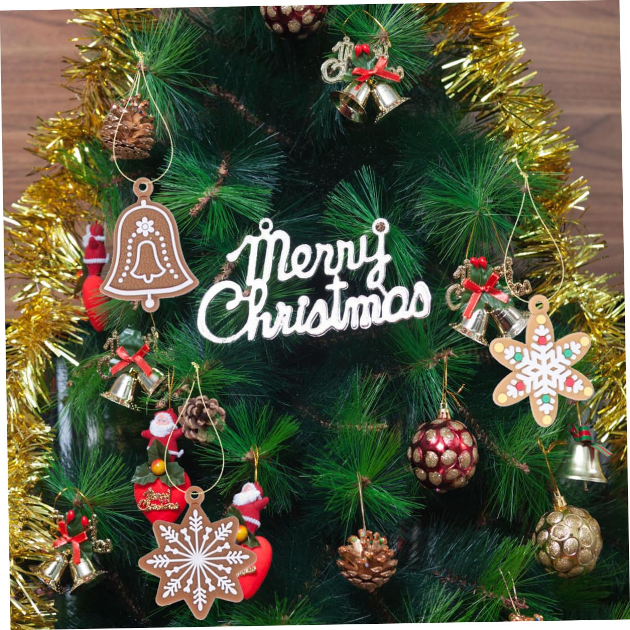 IMIKEYA 3 Stück 28 1 Weihnachtsanhänger zum Aufhängen weihnachtsbaumanhänger Dekorationen Festliche Dekoration Weihnachten Weihnachtsbaumschmuck Ornament Lebkuchenmann hängendes