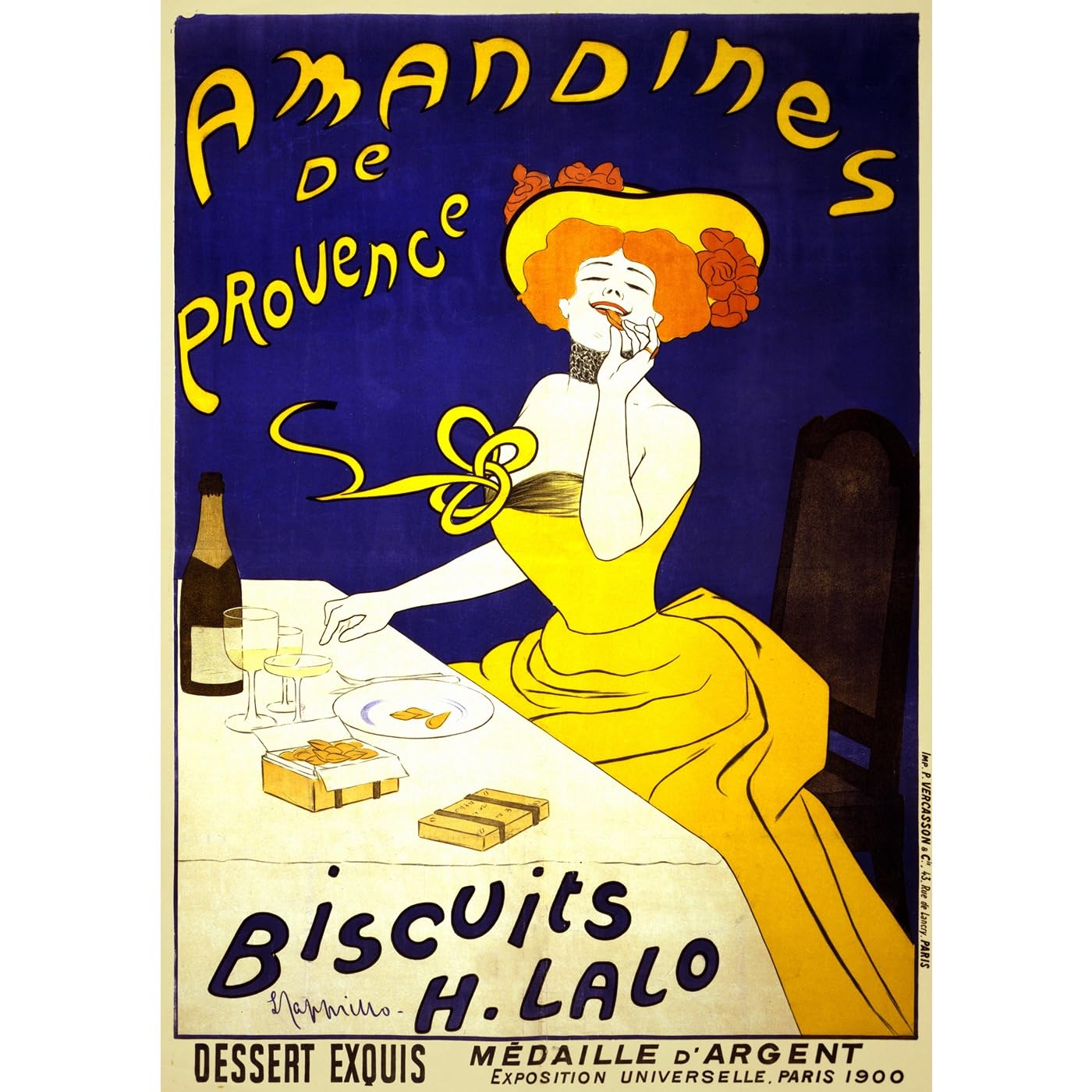 Impression giclée Cappiello grand format pour décorer un grand mur vide