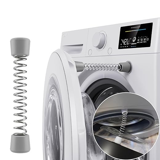 Front Load Washer Door Prop Magnetic, Washing Machine Door Prop Open Holder Stopper for Washer, Dryer, Dishwasher, Microwave - Laundry Room Organization Accessories Essentials(Gray*1)