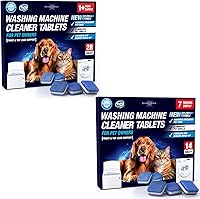 Vista 10 de Washing Machine Cleaner Pro Tablets para dueños de mascotas, paquete de 56, lavadora de carga frontal y superior, limpieza profunda, segura