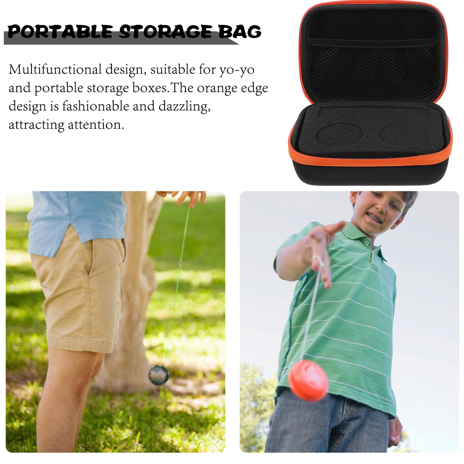 TOYANDONA 4piezas Bolsa De Almacenamiento para Yoyo Mochila De Transporte Multifuncional para Yoyo Organizador De Juguetes y Accesorios y