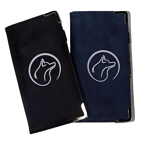 Miniatura 4 de Royal Blue ABC Wolf - Cartera organizadora para camareros y camareras, con múltiples bolsillos y ventanas de identificación
