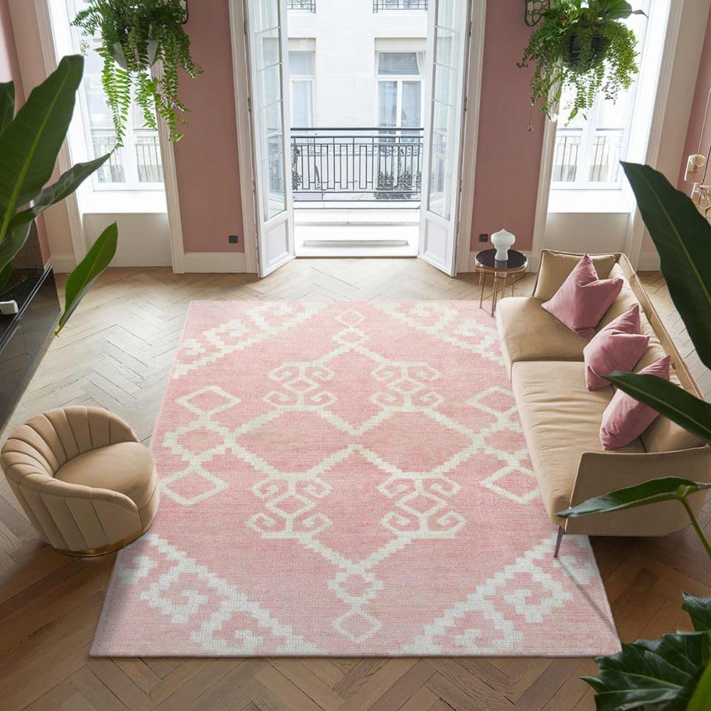 Buy Indianshelf 6 * 9 ft Unique Multicolor Bamboo Area Rug for