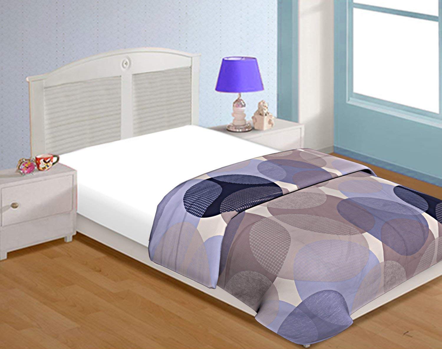 Lavish Street Micro Cotton Soft and Light Weight Checked Printed Single Bed Dohar/AC Comforter for Home (Multicolour) (Single Bed)-image-15