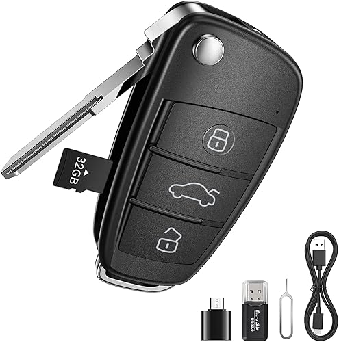 Mini cámara HD 1080P, cámara pequeña de niñera de 32 G para seguridad del hogar, detección de movimiento, grabación en bucle, visión nocturna, toma