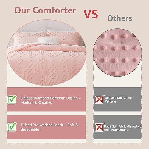 Miniatura 10 de Geniospin Juego de edredón de 8 piezas color verde salvia tamaño King, cama en una bolsa con edredones, sábanas, fundas de almohada y fundas, diseño