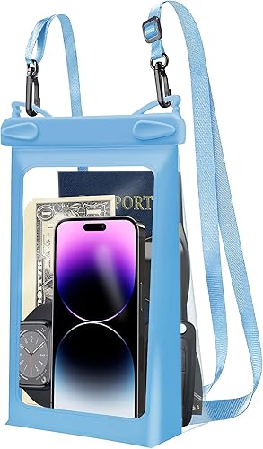 Miniatura 1 de Bolsa impermeable flotante universal de gran tamaño con cordón, bolsa seca bajo el agua para iPhone 15 14 13 12 11 Pro Max XS XR X, Samsung Galaxy