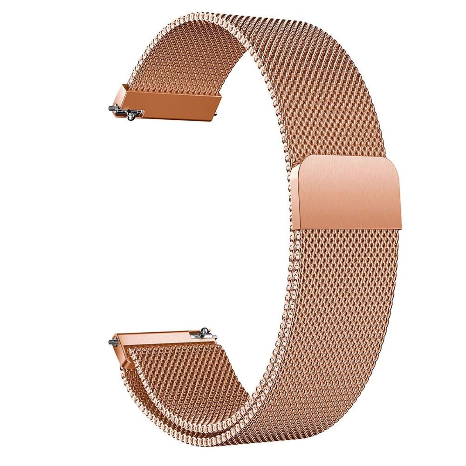 Metal Magnetic Watch Band Mesh Woven Quick Release Strap Adjustable Stainless Steel Replacement Straps for Women Men 14mm 16mm18mm 20mm 22mm 24mm