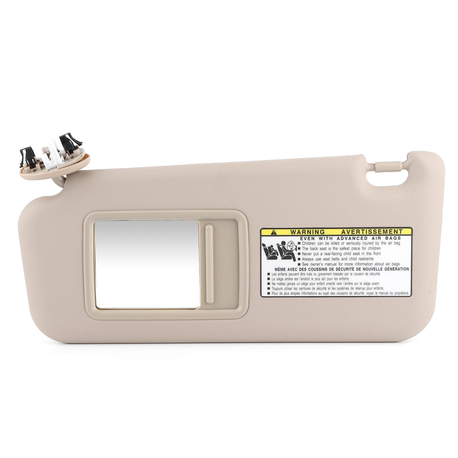 Parasol Coche Delantero,Visera Parasol Conductor Delantero Izquierdo reemplazo de Piezas de Coche 74320‑42501 ‑ A1 Apto para RAV4 2006‑2013