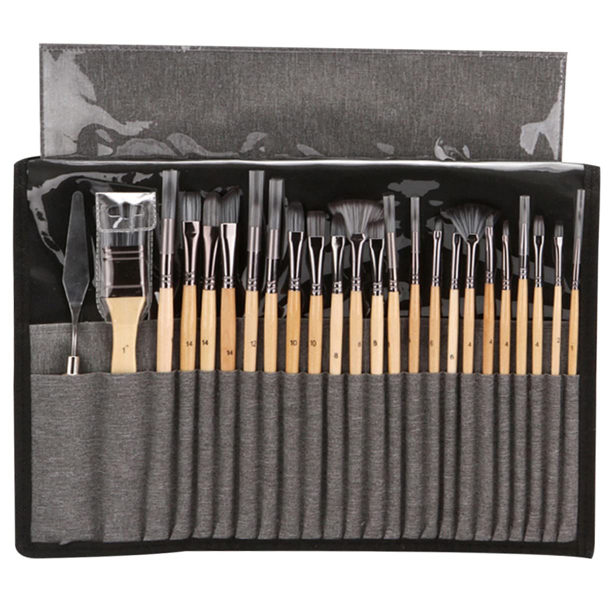 Nylon Pinselset für Künstler zum Malen und Aquarellieren