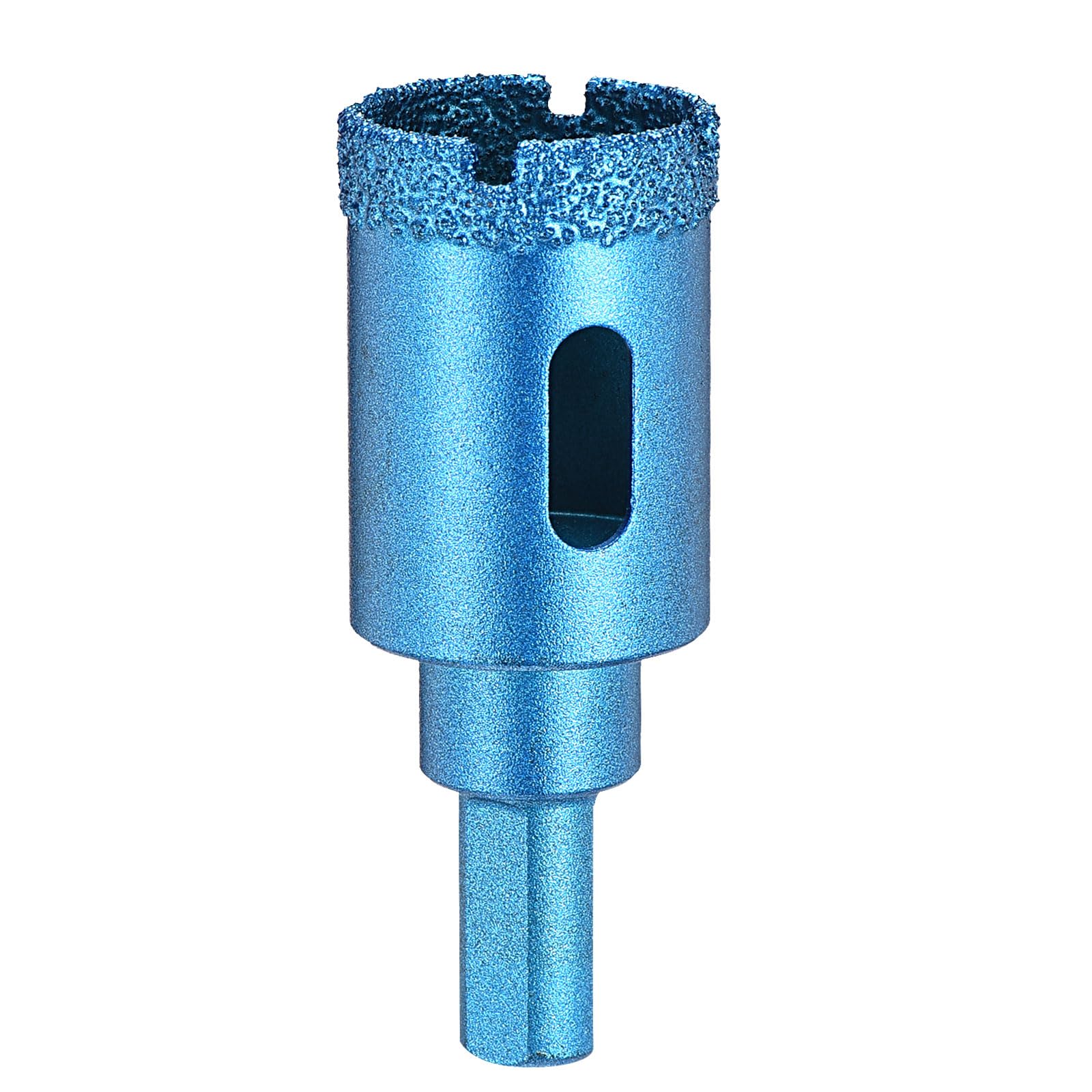 PATIKIL 1" Diamond Hole Saw 25mm 3-Flat Shank Blue — image 1