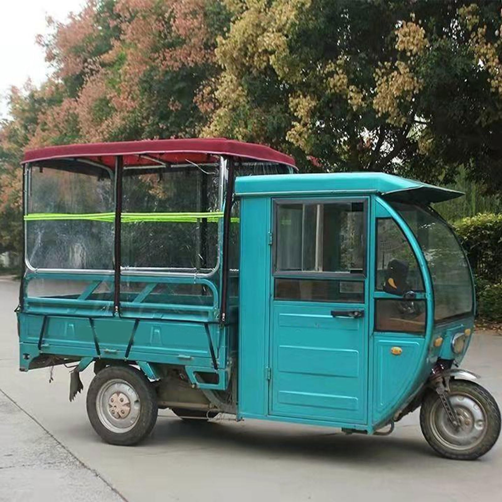 Auvent de rangement extérieur pour tricycles électriques et bâche imperméable bicyclette 130x90