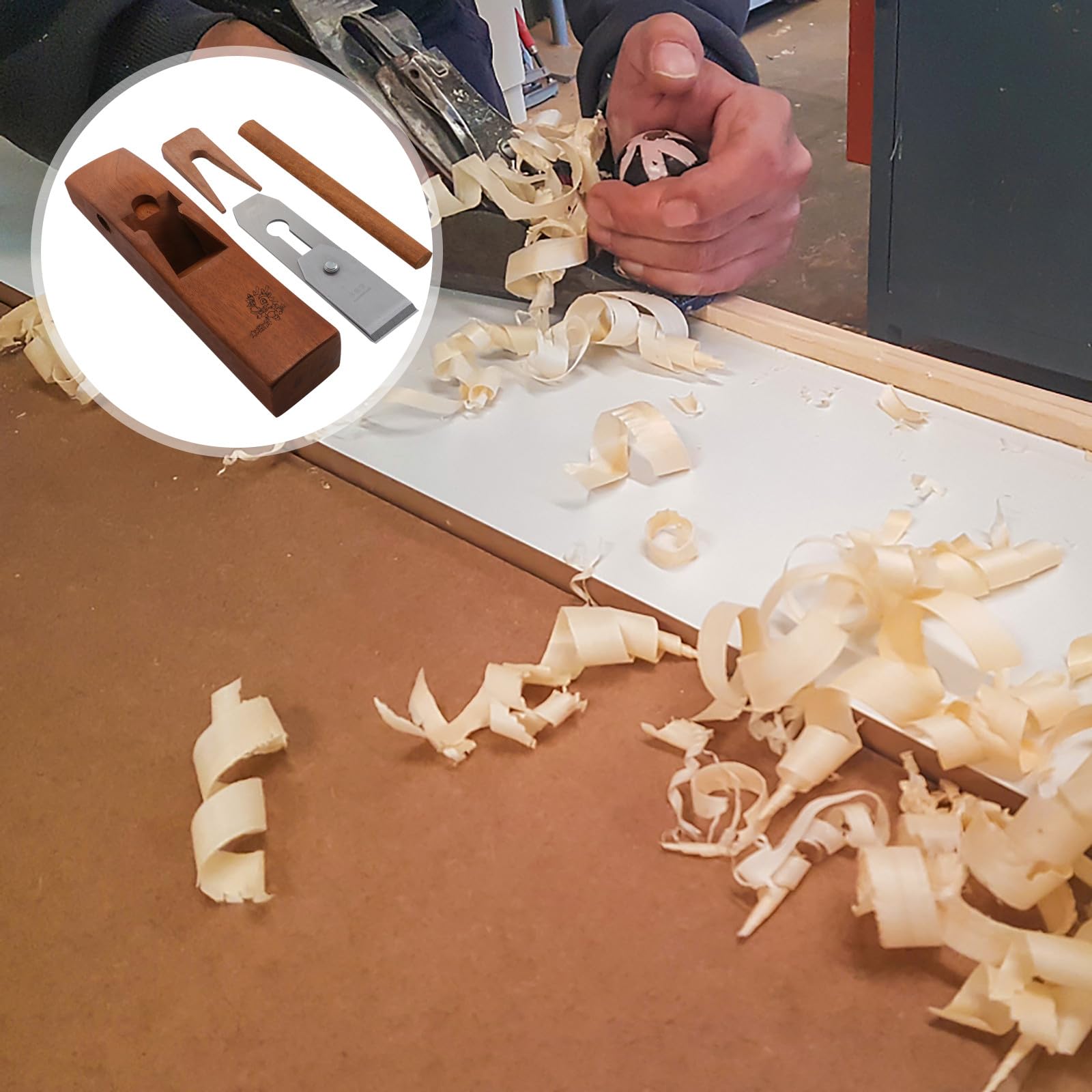 Lurrose Pialla Mano Utensile Falegnameria in Legno e Metallo Levigatore per Lavorazione Efficiente e Superficie Liscia per Carpentieri