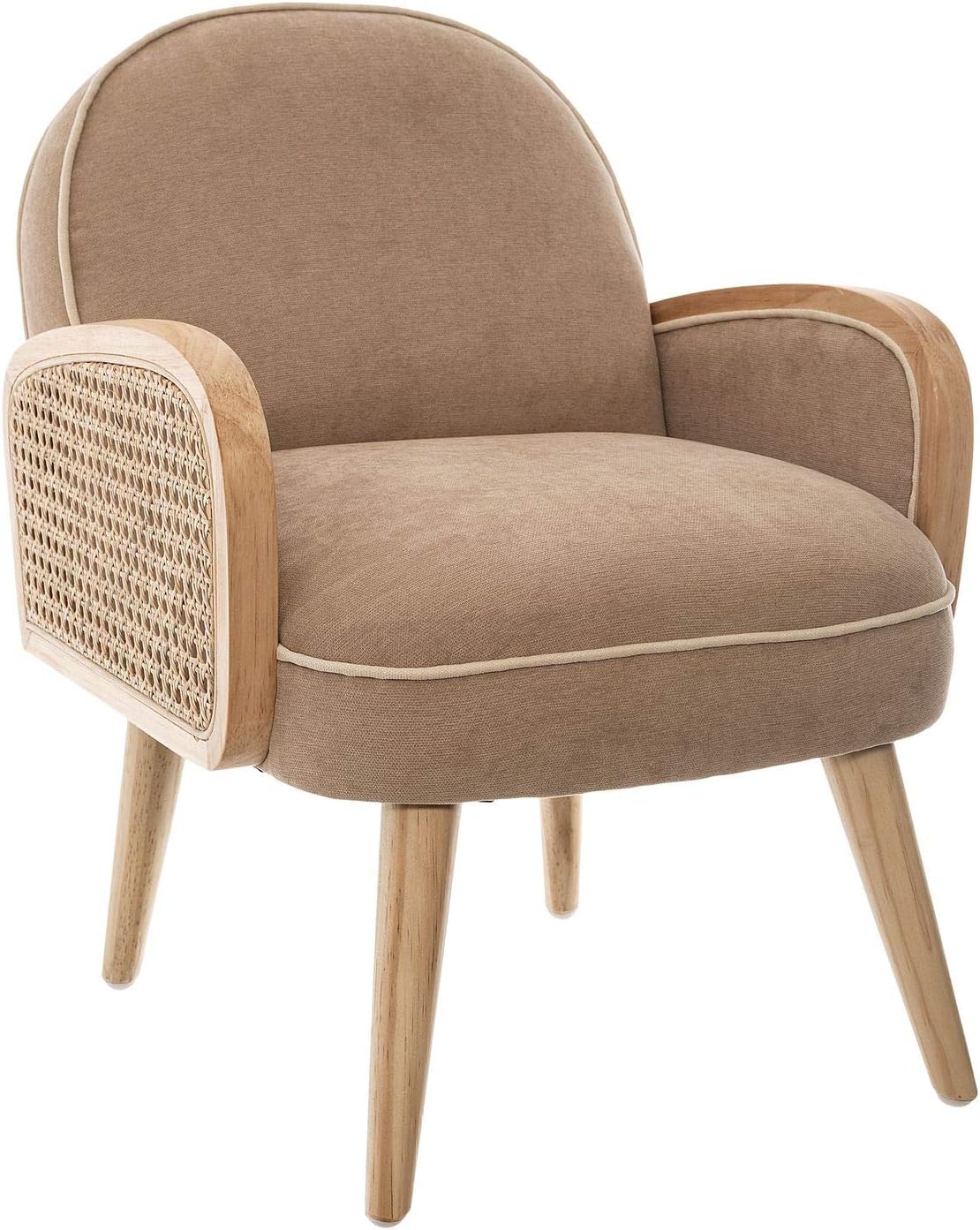 Cannage Silla Infantil Taupe