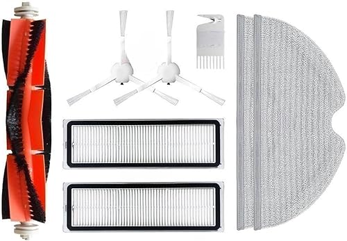 Kit de piezas de repuesto compatible con Mijia 1C 2C STYTJ01ZHM, compatible con Dreame F9 Robot aspirador, cepillo de rodillo, filtro Hepa (color