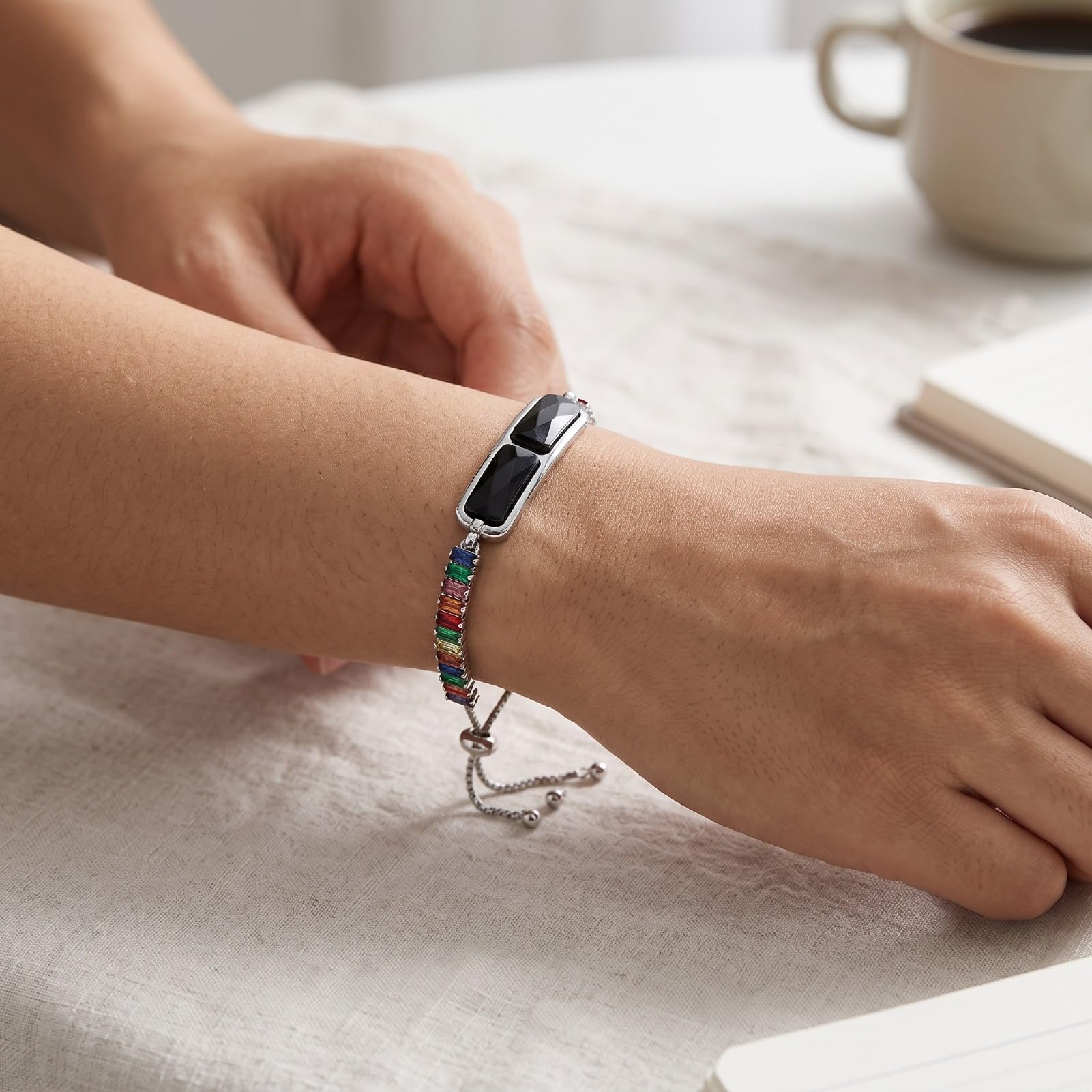 Sxhlseller Bracelet Intelligent de Traqueur de Forme Physique de Bijoux