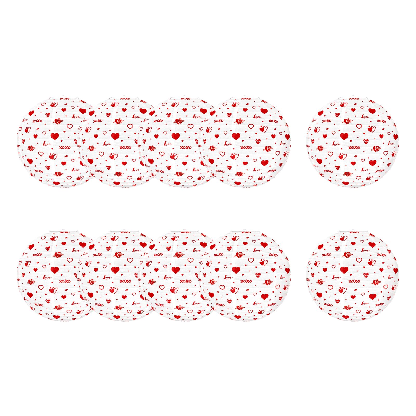 Elnwnnkc White Of 10 Heart Patterned Paper Light Stylish Heart Pattern Light For Romance Valentines Day Atmospheres Shape