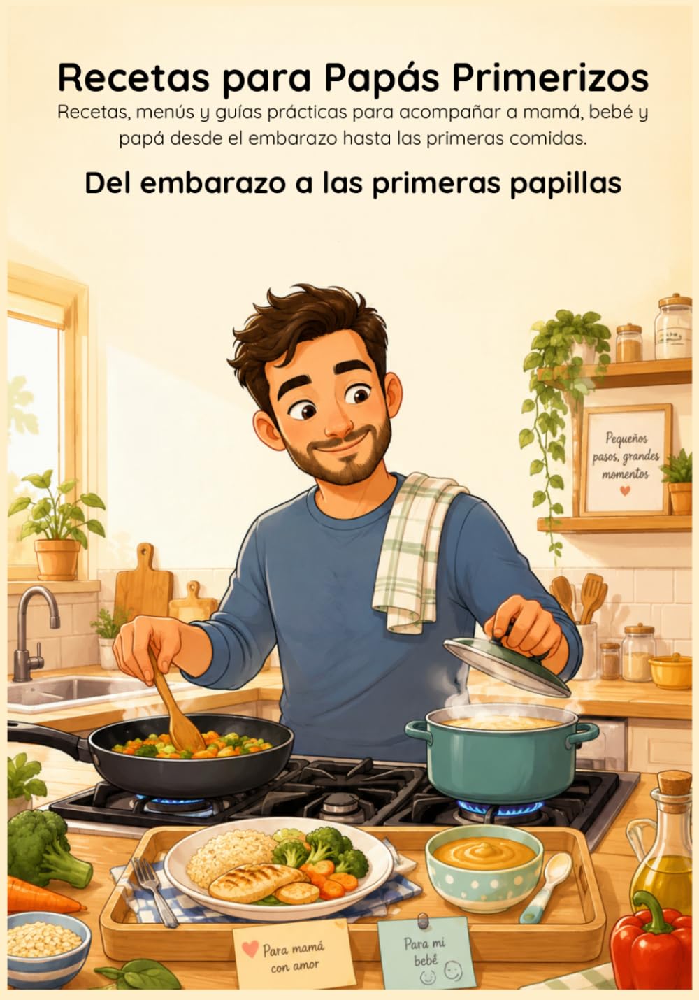 Recetas y consejos para papás primerizos: Del embarazo a las primeras papillas: cocina fácil, rápida y segura para mamá, papá y bebé