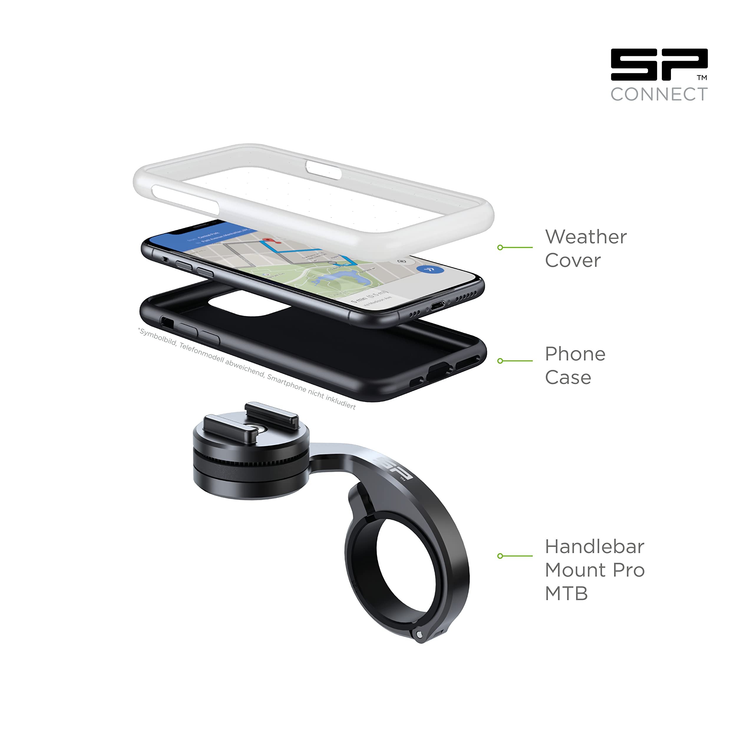 SP CONNECT Mountain Bike Bundle Compatible with Samsung S20 Ultra