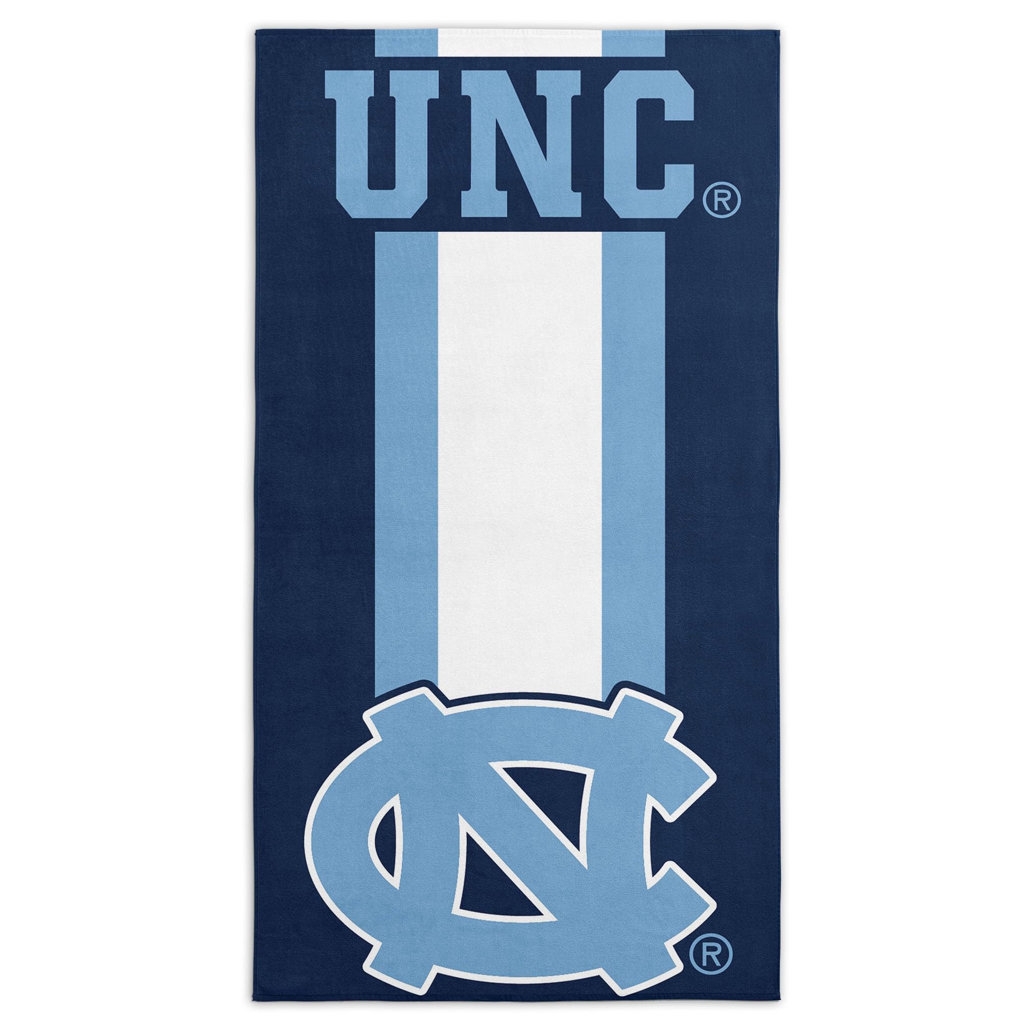 Northwest NCAA North Carolina Tar Heels Unisex-Adult Beach Towel, 30" x 60", Zone Read