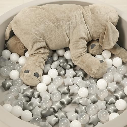 Miniatura 3 de Pelotas de Star Balls para niños pequeños de 1 a 3 pelotas, tienda de campaña de juego, tobogán y túneles, decoración de fiesta de cumpleaños,