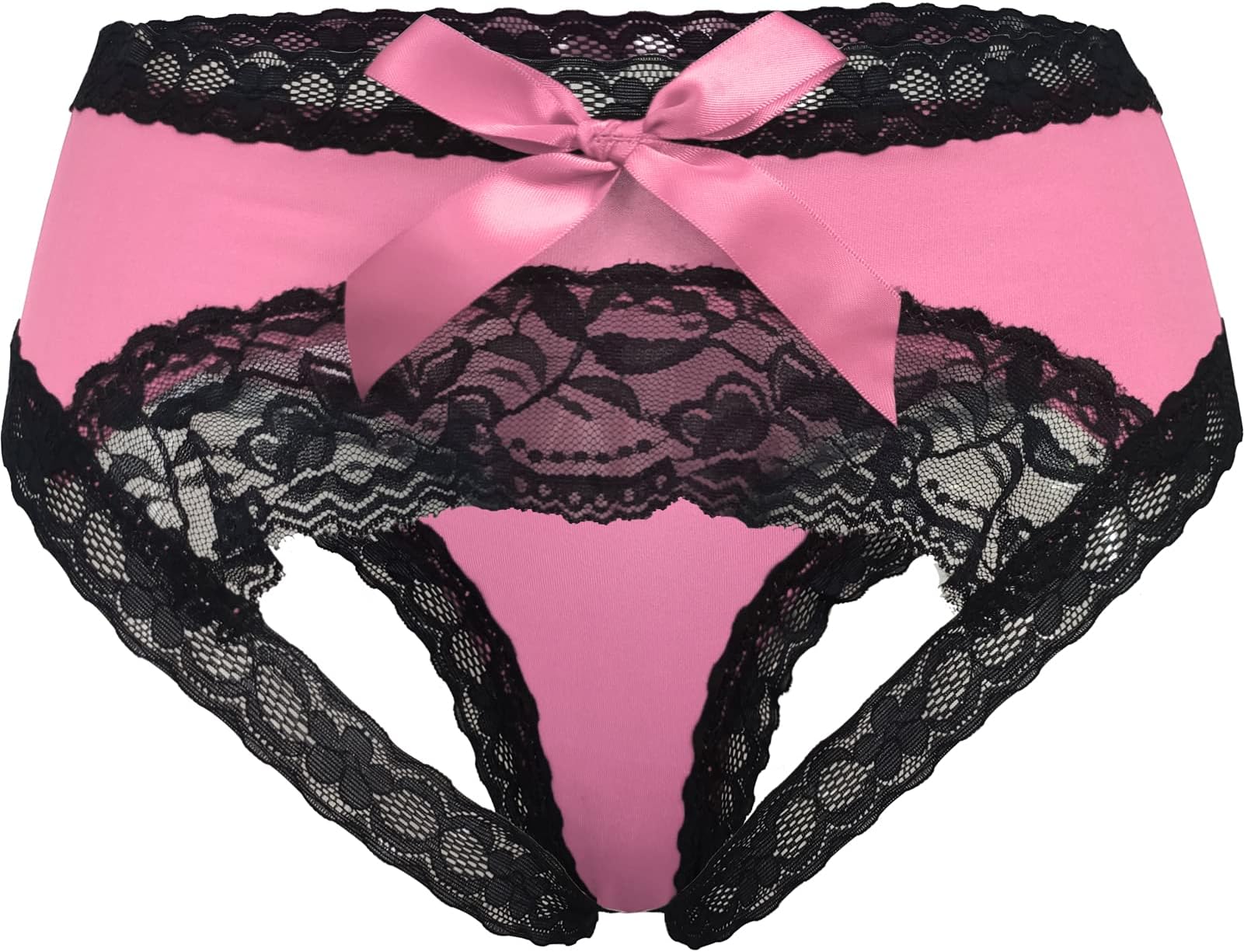 Women Sexy Lace Panties Bowknot Briefs Midnight Lingerie Hipster Underwear
