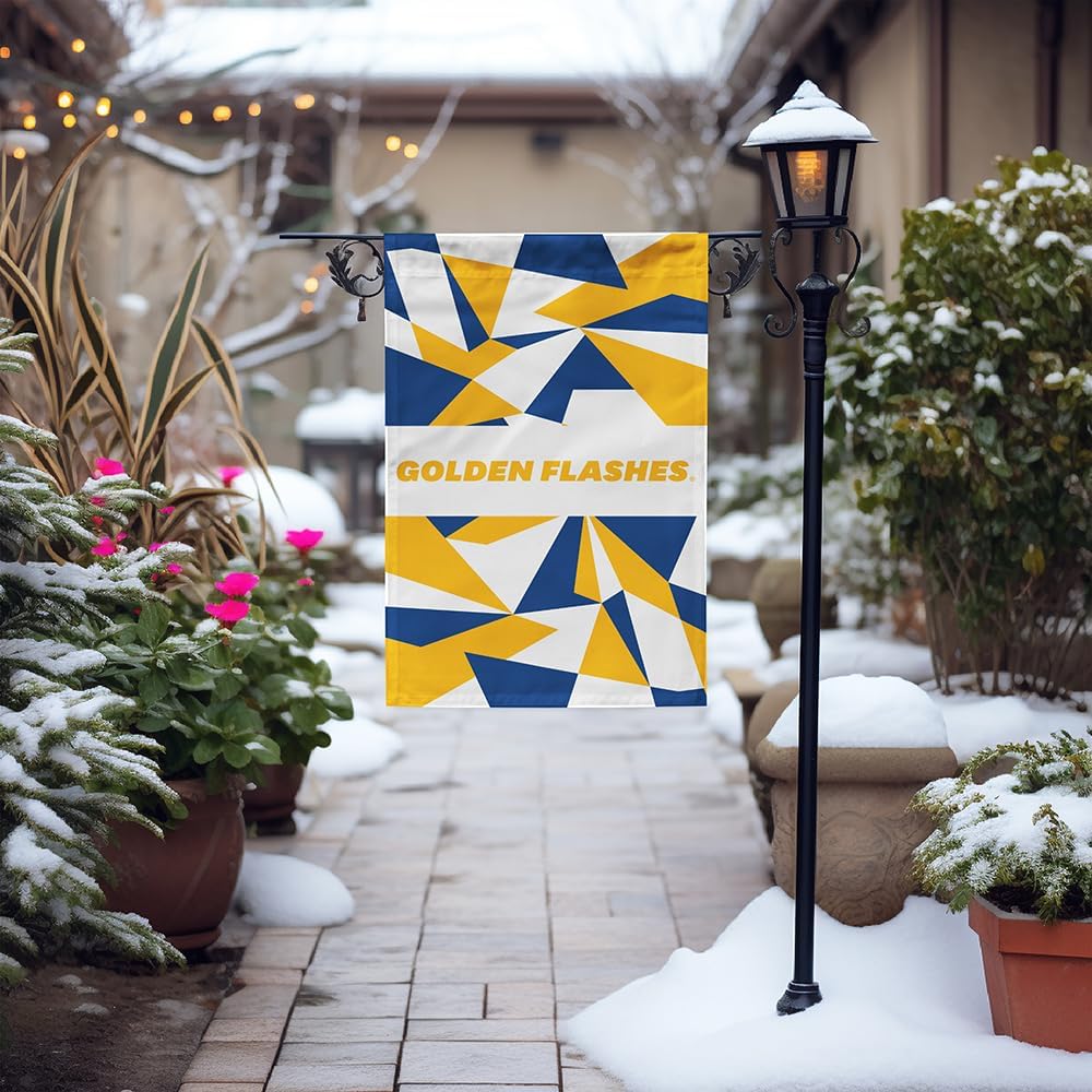 Kent State University Licensed 12 x 19 Inches Flag Garden Flag Banner Yard Decor Outdoor Decoration (Kent State University # 16)