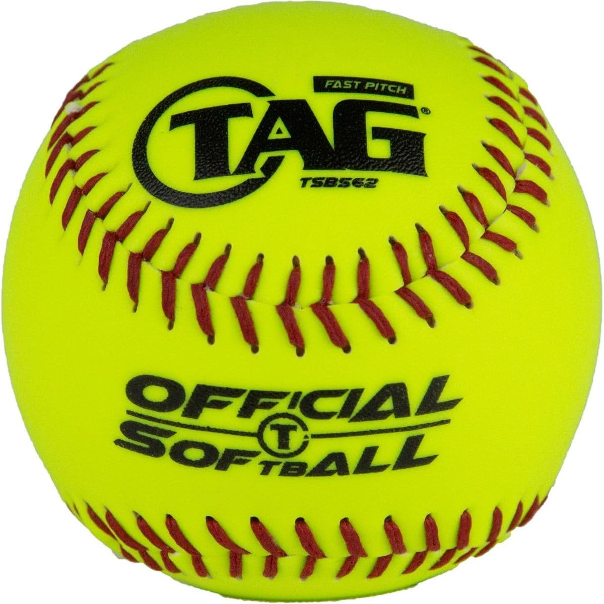 TAG 11-Inch Vinyl Youth Safety Softball, 6 Dozen (72 Softballs), Soft Poly Core, Yellow