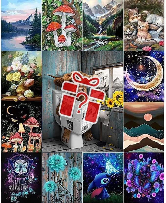 Anmawala Diamond Painting Kits for Adults,Diamond Art Kit Full Drill,5D Paint with Diamond for Wall Decor, Gift.