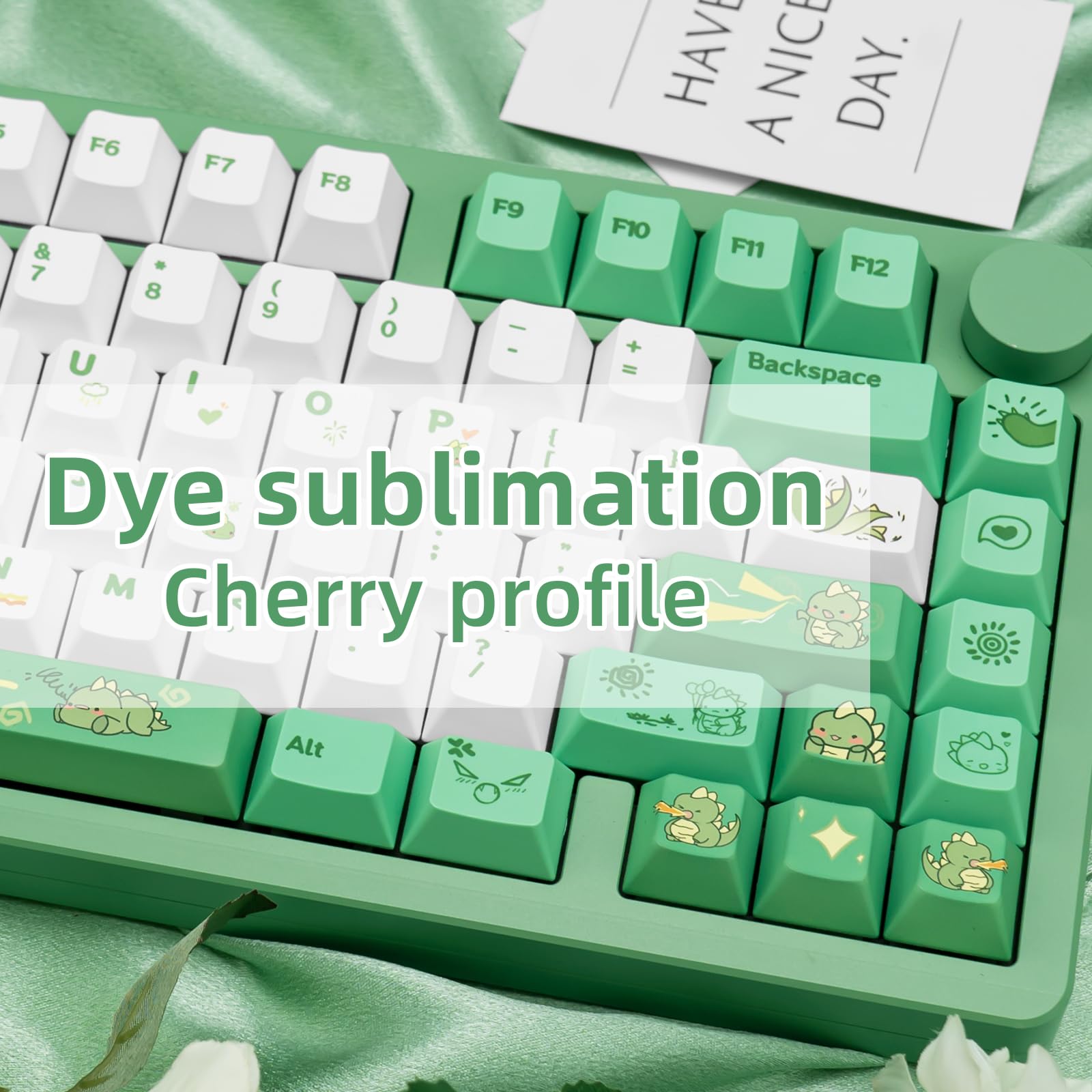 142 Keycaps PBT A Sublimazione - Profilo Cherry Per Tastiere Meccaniche 61/64/68/75/84/87/96/104/108